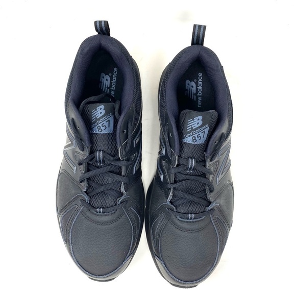 New Balance All Black MX857AB2 Men's Cross-Training Shoes Slip Resistant WIDE - Picture 6 of 7